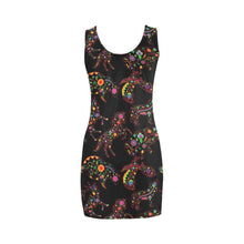 Load image into Gallery viewer, Floral Animals Medea Vest Dress (Model D06) Medea Vest Dress (D06) e-joyer 
