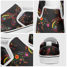 Load image into Gallery viewer, Floral Animals Otoyimm Kid&#39;s Canvas Slip On Shoes otoyimm Herman 
