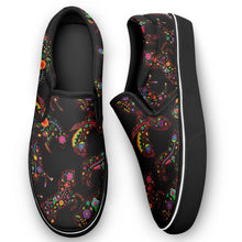 Load image into Gallery viewer, Floral Animals Otoyimm Kid&#39;s Canvas Slip On Shoes otoyimm Herman 
