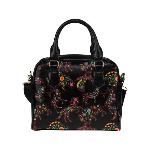 Floral Animals Shoulder Handbag (Model 1634) Shoulder Handbags (1634) e-joyer 