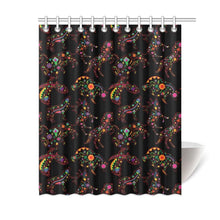 Load image into Gallery viewer, Floral Animals Shower Curtain 60&quot;x72&quot; Shower Curtain 60&quot;x72&quot; e-joyer 
