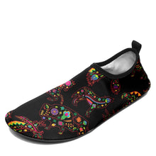 Load image into Gallery viewer, Floral Animals Sockamoccs Kid&#39;s Slip On Shoes Herman 
