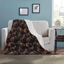 Load image into Gallery viewer, Floral Animals Ultra-Soft Micro Fleece Blanket 40&quot;x50&quot; Ultra-Soft Blanket 40&#39;&#39;x50&#39;&#39; e-joyer 
