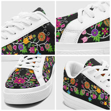 Load image into Gallery viewer, Floral Beadwork - 01 Aapisi Low Top Canvas Shoes White Sole 49 Dzine 
