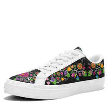 Load image into Gallery viewer, Floral Beadwork - 01 Aapisi Low Top Canvas Shoes White Sole 49 Dzine 
