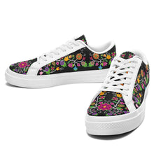 Load image into Gallery viewer, Floral Beadwork - 01 Aapisi Low Top Canvas Shoes White Sole 49 Dzine 
