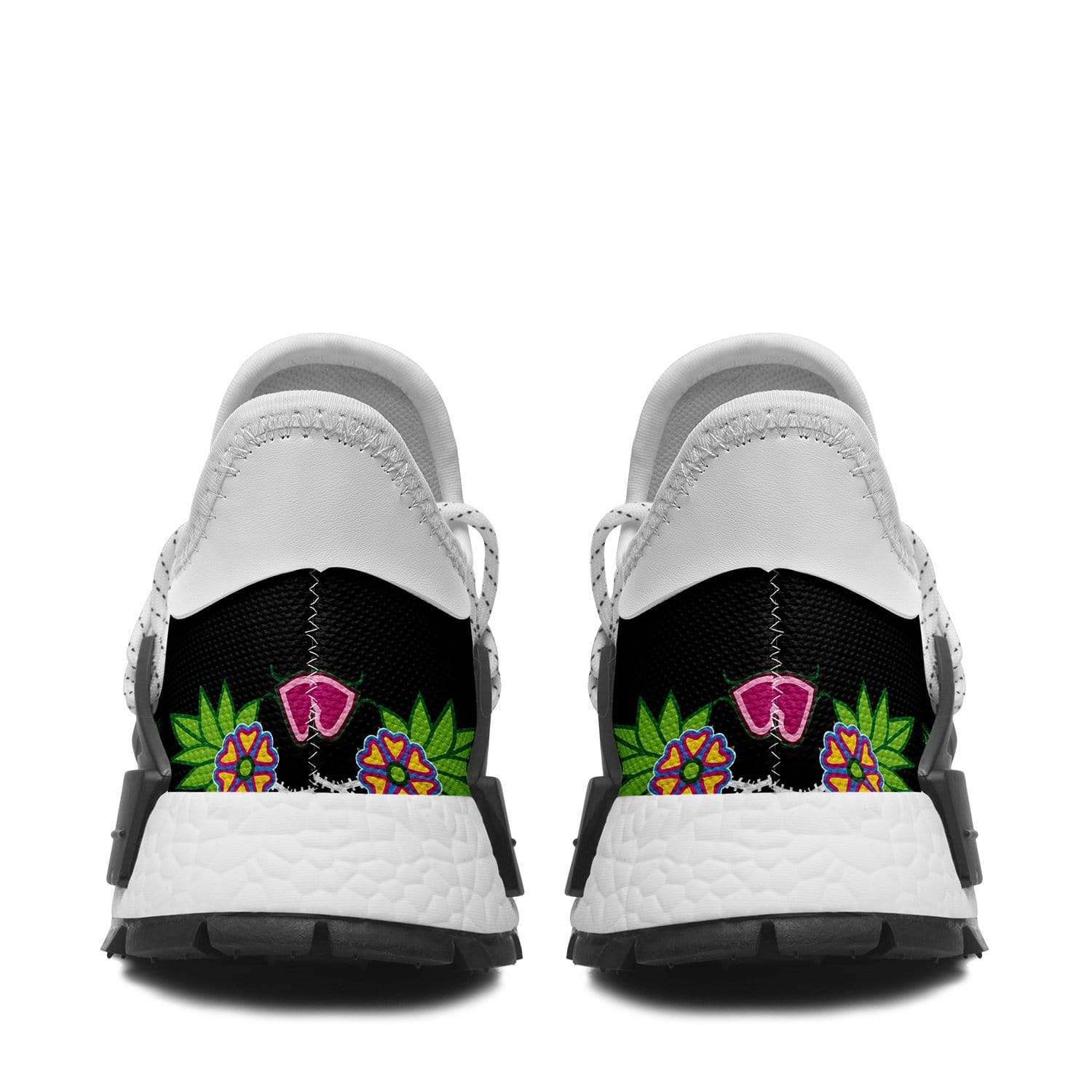 Floral Beadwork - 01 Okaki Sneakers Shoes 49 Dzine 