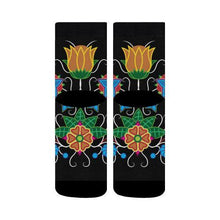 Load image into Gallery viewer, Floral Beadwork-02 Crew Socks Crew Socks e-joyer 
