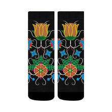 Load image into Gallery viewer, Floral Beadwork-02 Crew Socks Crew Socks e-joyer 
