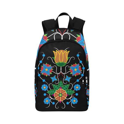 Floral Beadwork-02 Fabric Backpack for Adult (Model 1659) Casual Backpack for Adult (1659) e-joyer 