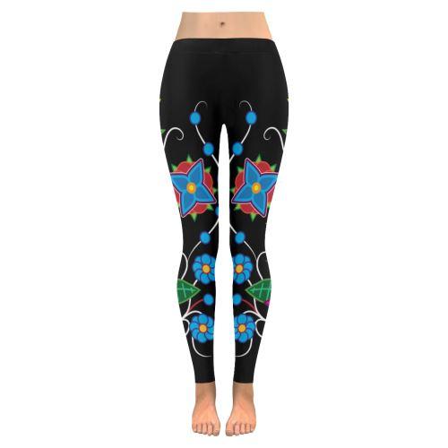 Floral Beadwork-02 New All-Over Women's Leggings Leggings e-joyer 