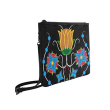 Load image into Gallery viewer, Floral Beadwork-02 Slim Clutch Bag (Model 1668) Slim Clutch Bags (1668) e-joyer 
