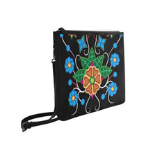 Load image into Gallery viewer, Floral Beadwork-02 Slim Clutch Bag (Model 1668) Slim Clutch Bags (1668) e-joyer 
