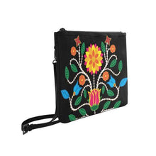 Load image into Gallery viewer, Floral Beadwork-03 Slim Clutch Bag (Model 1668) Slim Clutch Bags (1668) e-joyer 
