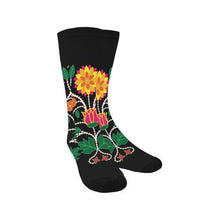 Load image into Gallery viewer, Floral Beadwork-03 Trouser Socks Socks e-joyer 
