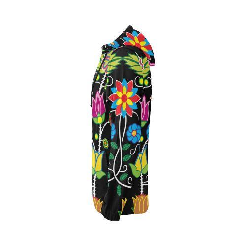 Floral Beadwork-04 All Over Print Full Zip Hoodie for Women (Model H14) All Over Print Full Zip Hoodie for Women (H14) e-joyer 