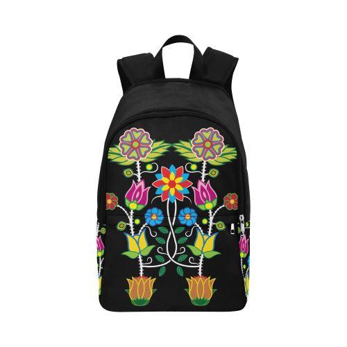 Floral Beadwork-04 Fabric Backpack for Adult (Model 1659) Casual Backpack for Adult (1659) e-joyer 