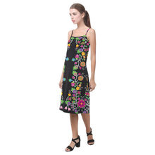 Load image into Gallery viewer, Floral Beadwork Alcestis Slip Dress (Model D05) Alcestis Slip Dress (D05) e-joyer 
