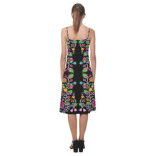 Load image into Gallery viewer, Floral Beadwork Alcestis Slip Dress (Model D05) Alcestis Slip Dress (D05) e-joyer 
