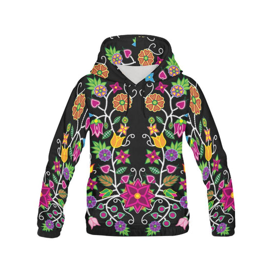 Floral Beadwork All Over Print Hoodie for Men (USA Size) (Model H13) All Over Print Hoodie for Men (H13) e-joyer 