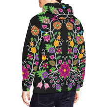 Load image into Gallery viewer, Floral Beadwork All Over Print Hoodie for Men (USA Size) (Model H13) All Over Print Hoodie for Men (H13) e-joyer 
