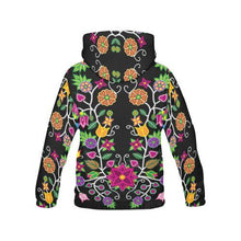 Load image into Gallery viewer, Floral Beadwork All Over Print Hoodie for Women (USA Size) (Model H13) All Over Print Hoodie for Women (H13) e-joyer 
