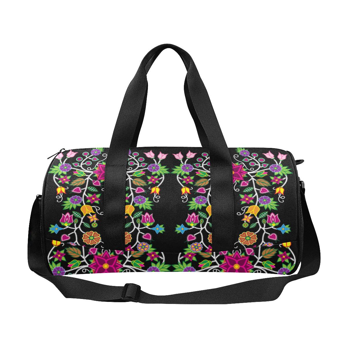 Floral Beadwork Duffle Bag (Model 1679) Duffle Bag (1679) e-joyer 