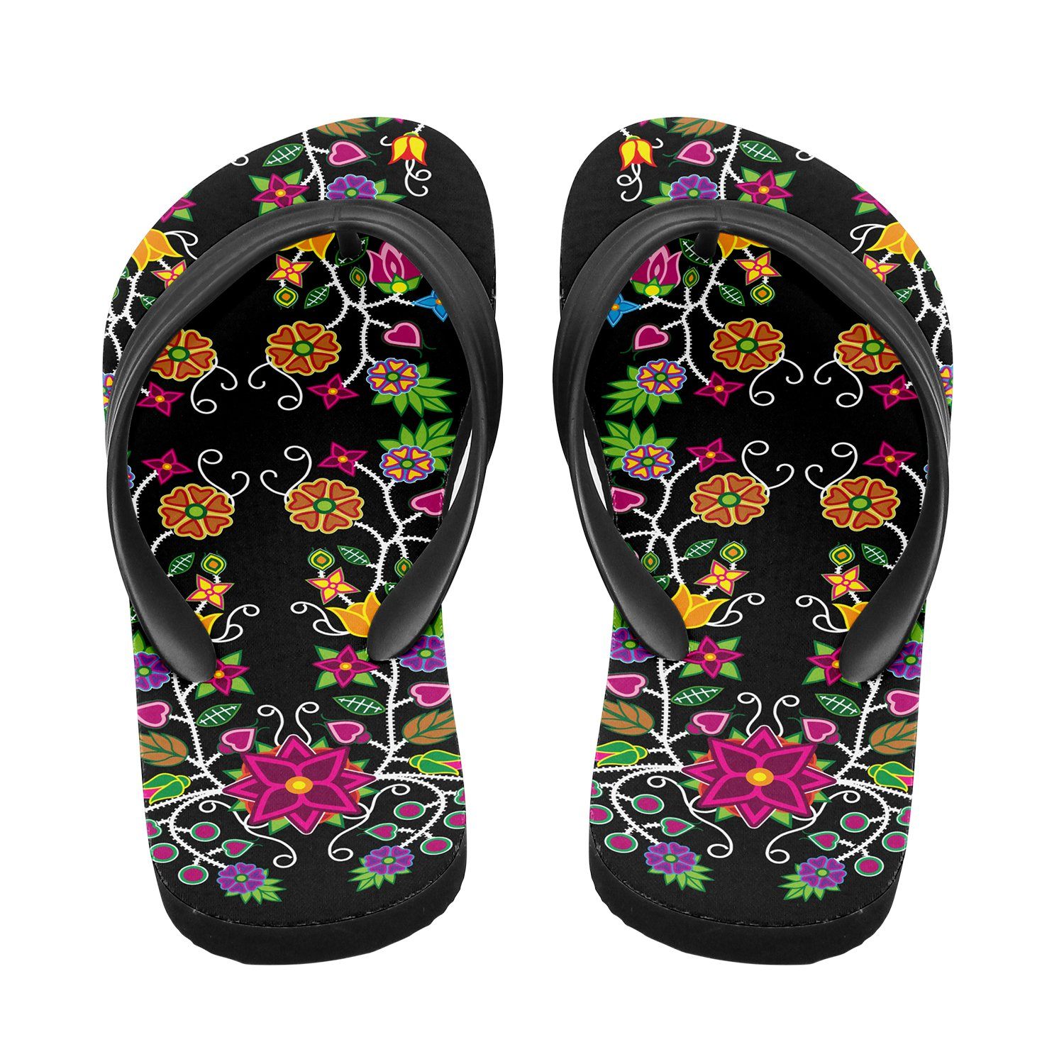 Floral Beadwork Flip Flops 49 Dzine 