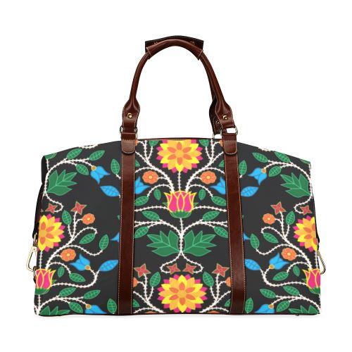 Floral Beadwork Four Clans Classic Travel Bag (Model 1643) Remake Classic Travel Bags (1643) e-joyer 
