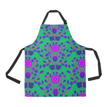 Load image into Gallery viewer, Floral Beadwork Four Clans Deep Lake All Over Print Apron All Over Print Apron e-joyer 
