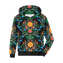 Load image into Gallery viewer, Floral Beadwork Four Clans Kids&#39; All Over Print Hoodie (Model H38) Kids&#39; AOP Hoodie (H38) e-joyer 
