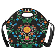 Load image into Gallery viewer, Floral Beadwork Four Clans Neoprene Lunch Bag/Large (Model 1669) Neoprene Lunch Bag/Large (1669) e-joyer 
