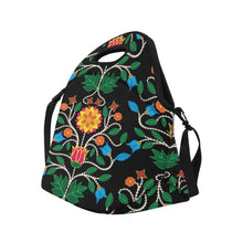 Load image into Gallery viewer, Floral Beadwork Four Clans Neoprene Lunch Bag/Large (Model 1669) Neoprene Lunch Bag/Large (1669) e-joyer 
