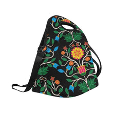 Load image into Gallery viewer, Floral Beadwork Four Clans Neoprene Lunch Bag/Large (Model 1669) Neoprene Lunch Bag/Large (1669) e-joyer 
