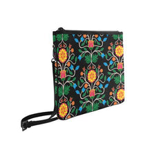 Load image into Gallery viewer, Floral Beadwork Four Clans Slim Clutch Bag (Model 1668) Slim Clutch Bags (1668) e-joyer 
