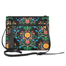 Load image into Gallery viewer, Floral Beadwork Four Clans Slim Clutch Bag (Model 1668) Slim Clutch Bags (1668) e-joyer 
