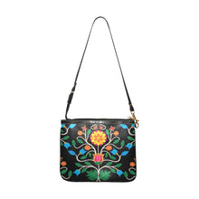 Load image into Gallery viewer, Floral Beadwork Four Clans Small Shoulder Bag (Model 1710) Small Shoulder Bag (1710) e-joyer 
