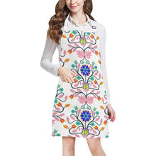 Load image into Gallery viewer, Floral Beadwork Four Clans White All Over Print Apron All Over Print Apron e-joyer 
