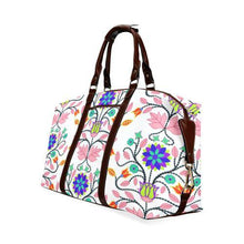Load image into Gallery viewer, Floral Beadwork Four Clans White Classic Travel Bag (Model 1643) Remake Classic Travel Bags (1643) e-joyer 
