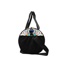 Load image into Gallery viewer, Floral Beadwork Four Clans White Duffle Bag (Model 1679) Duffle Bag (1679) e-joyer 
