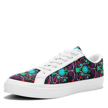 Load image into Gallery viewer, Floral Beadwork Four Clans Winter Aapisi Low Top Canvas Shoes White Sole 49 Dzine 
