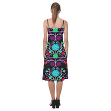 Load image into Gallery viewer, Floral Beadwork Four Clans Winter Alcestis Slip Dress (Model D05) Alcestis Slip Dress (D05) e-joyer 
