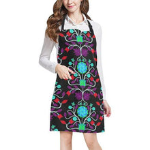 Load image into Gallery viewer, Floral Beadwork Four Clans Winter All Over Print Apron All Over Print Apron e-joyer 
