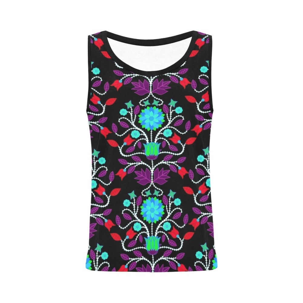 Floral Beadwork Four Clans Winter All Over Print Tank Top for Women (Model T43) All Over Print Tank Top for Women (T43) e-joyer 