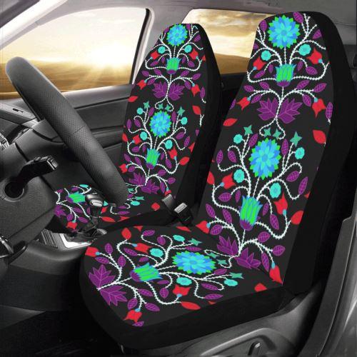Floral Beadwork Four Clans Winter Car Seat Covers by 49 Dzine