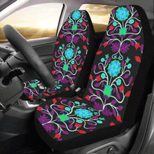 Load image into Gallery viewer, Floral Beadwork Four Clans Winter Car Seat Covers (Set of 2) Car Seat Covers e-joyer 
