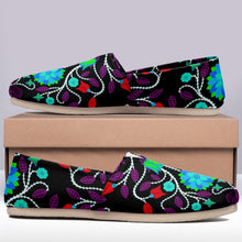 Load image into Gallery viewer, Floral Beadwork Four Clans Winter Casual Unisex Slip On Shoe Herman 
