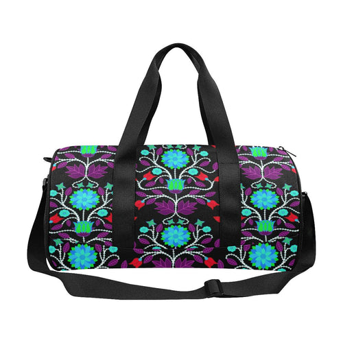 Floral Beadwork Four Clans Winter Duffle Bag (Model 1679) Duffle Bag (1679) e-joyer 