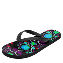 Load image into Gallery viewer, Floral Beadwork Four Clans Winter Flip Flops 49 Dzine 
