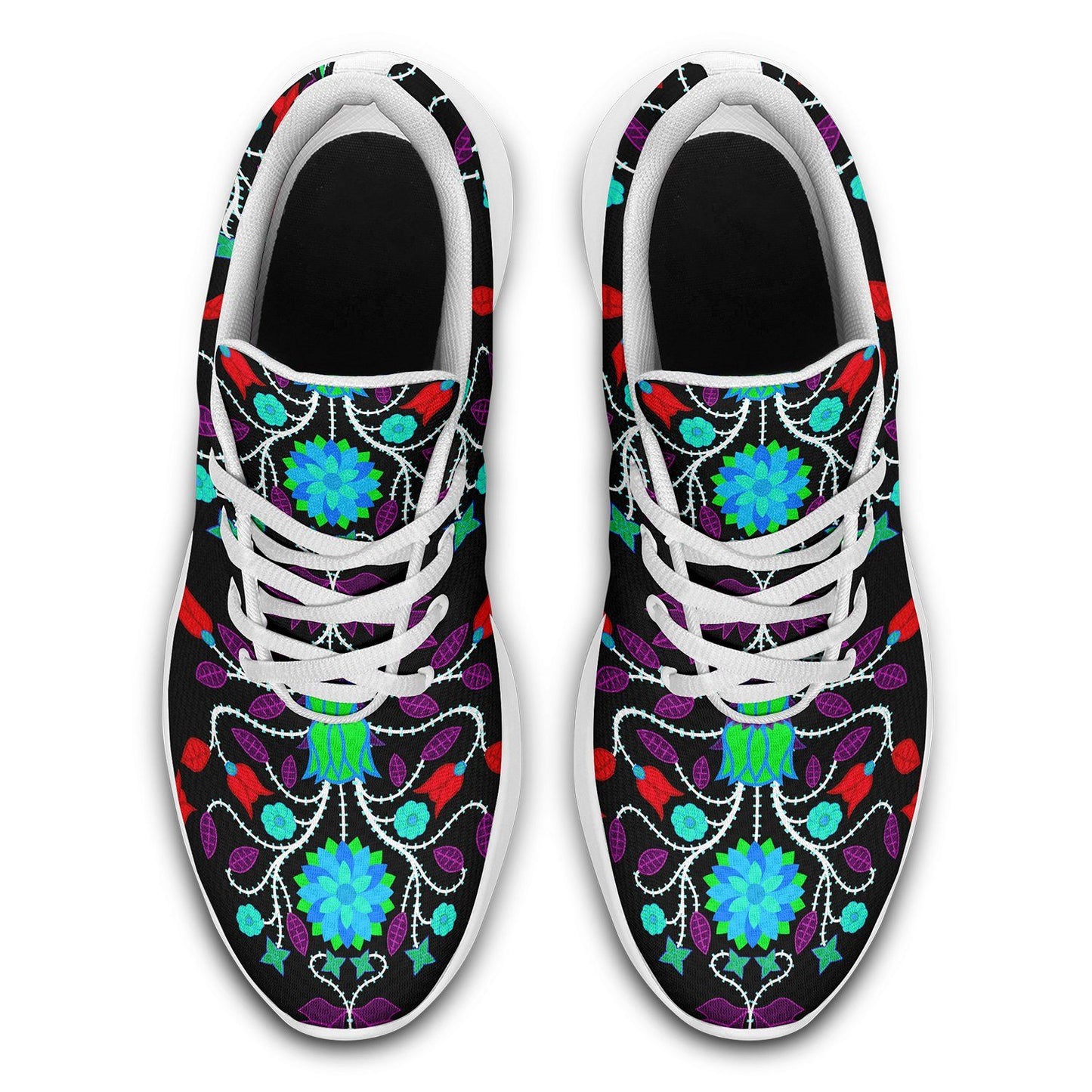Floral Beadwork Four Clans Winter Ikkaayi Sport Sneakers 49 Dzine 
